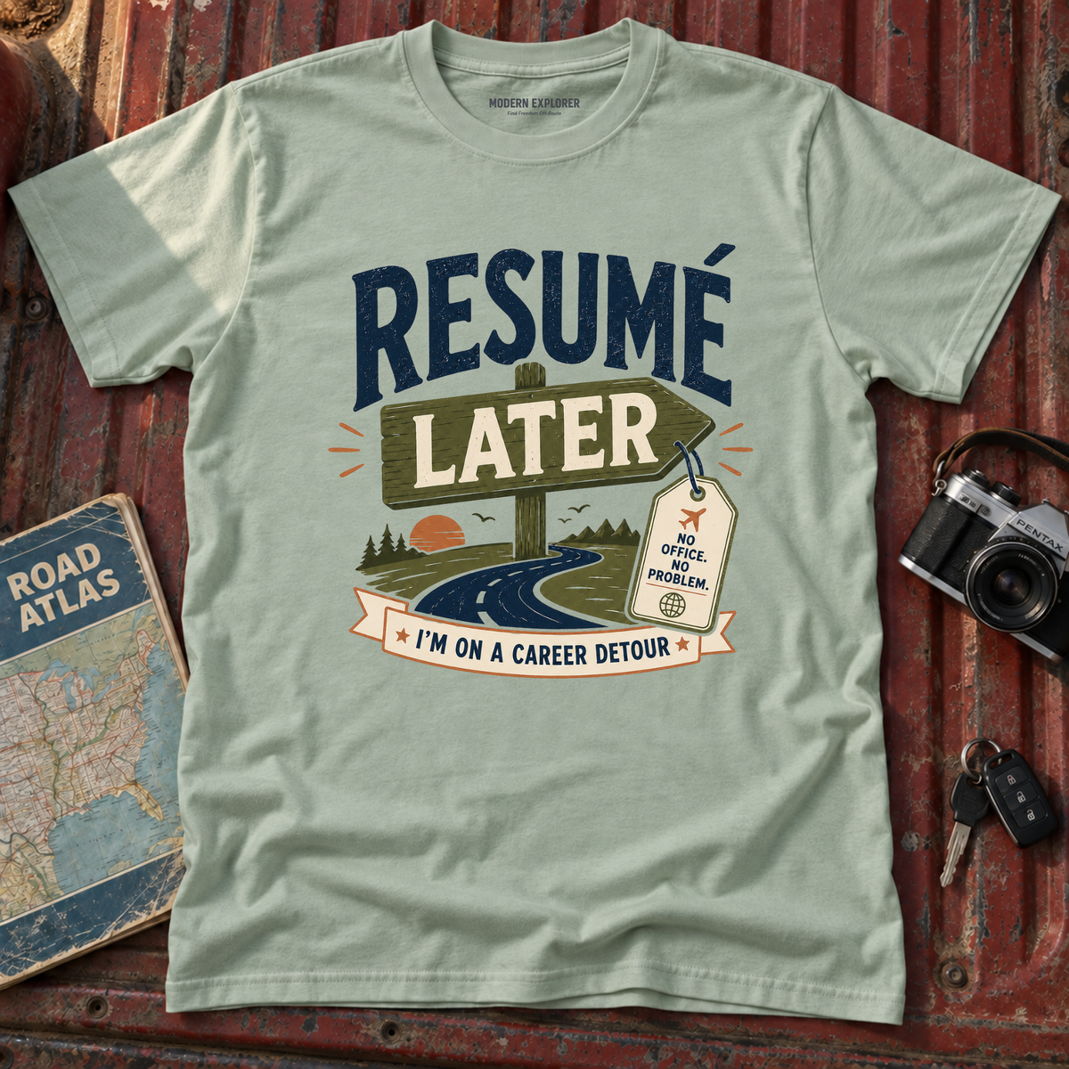 Resume Later Graphic Tee