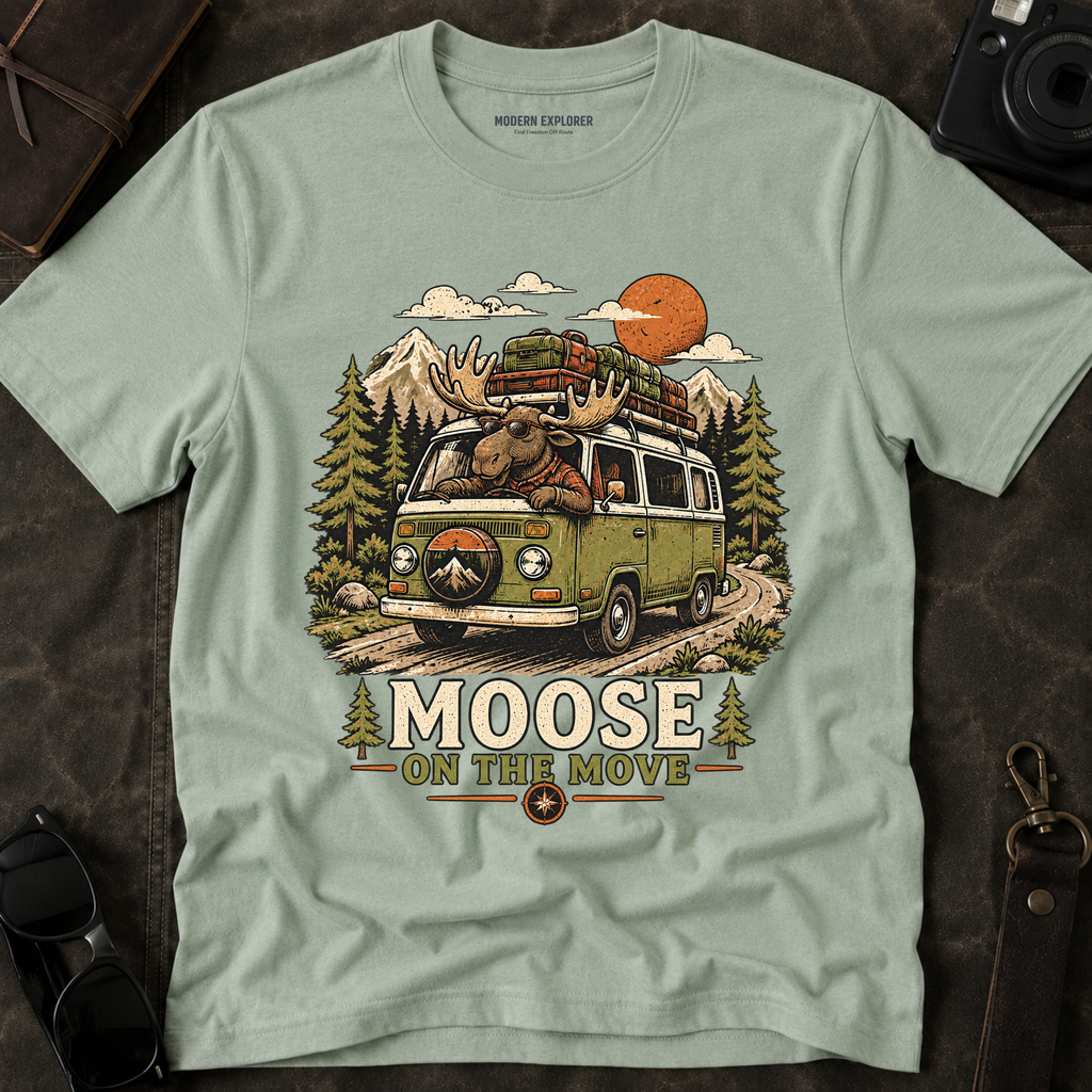 Moose On The Move T-Shirt