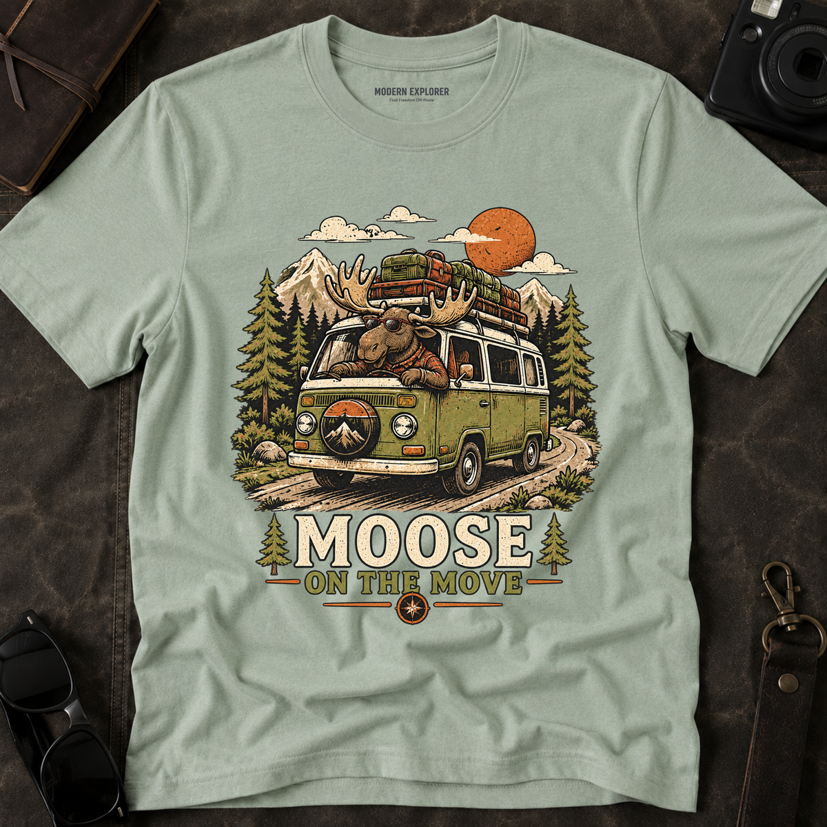 Moose On The Move T-Shirt