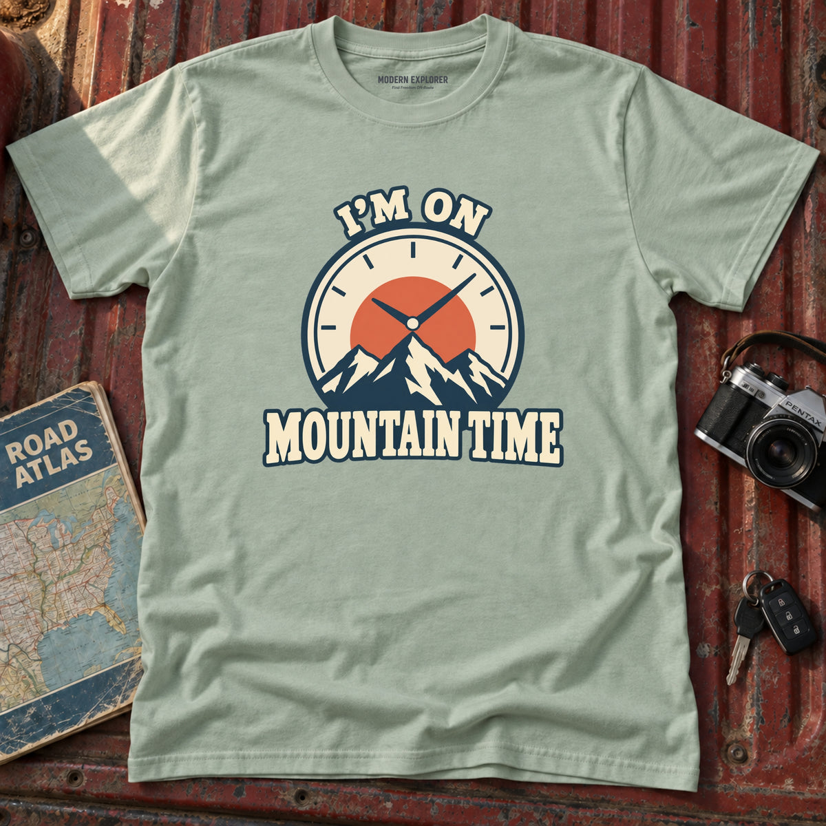 'Mountain Time' Graphic Tee