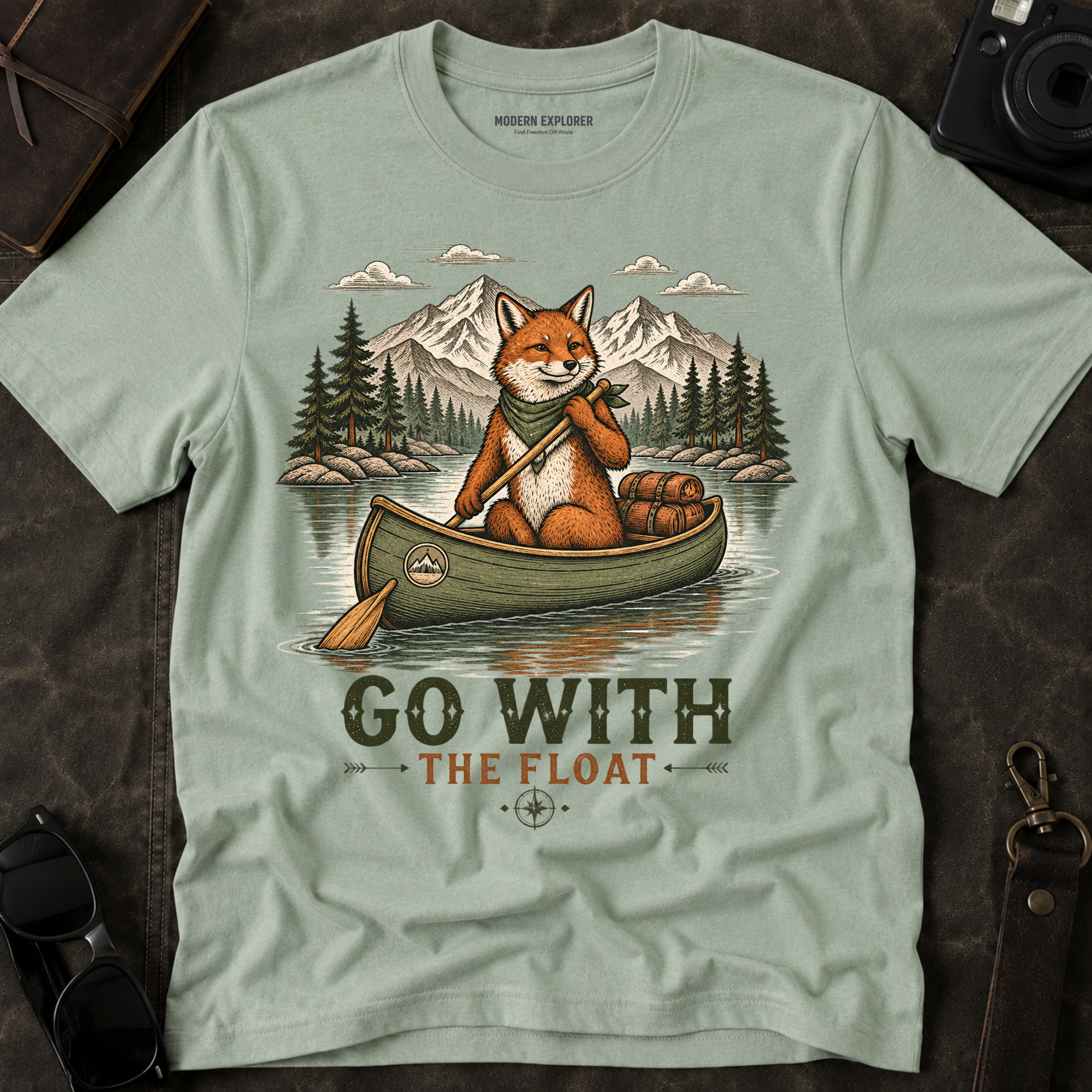 'Go With The Float' Adventure Tee
