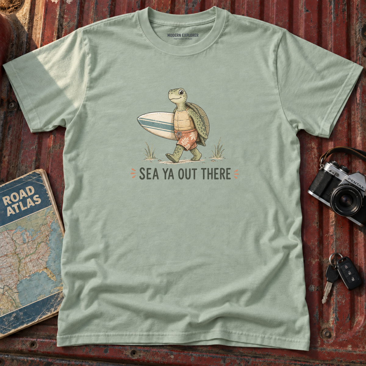 'Sea ya out there' Turtle Tee