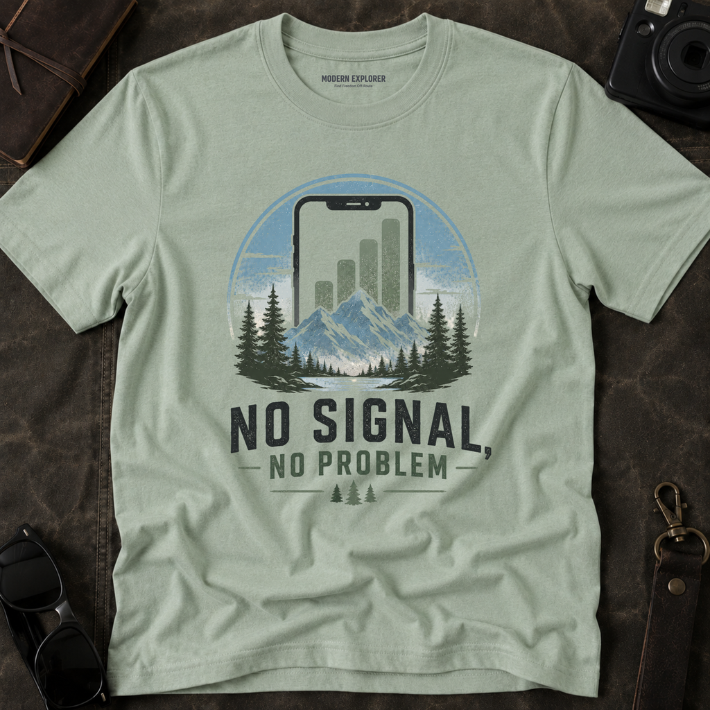 'No Signal, No problem' Graphic Tee