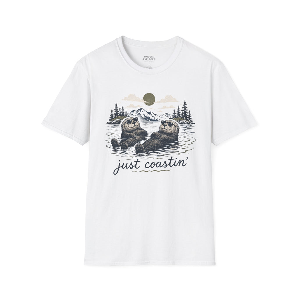 'Just Coastin'' Otter Scenic Tee