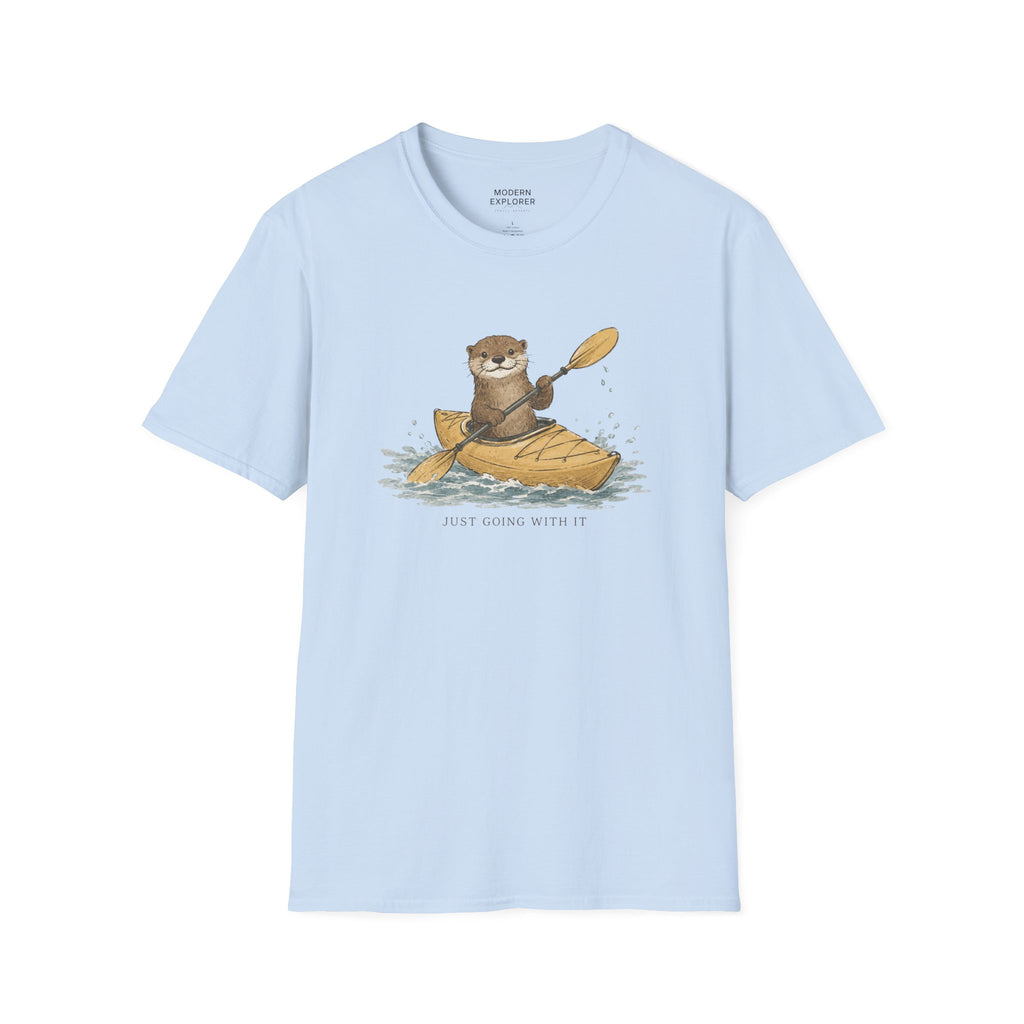 'Just Going With it' Otter Kayak Tee