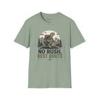 Copy of 'No Rush, Best Route' Turtle Hiker Graphic Tee