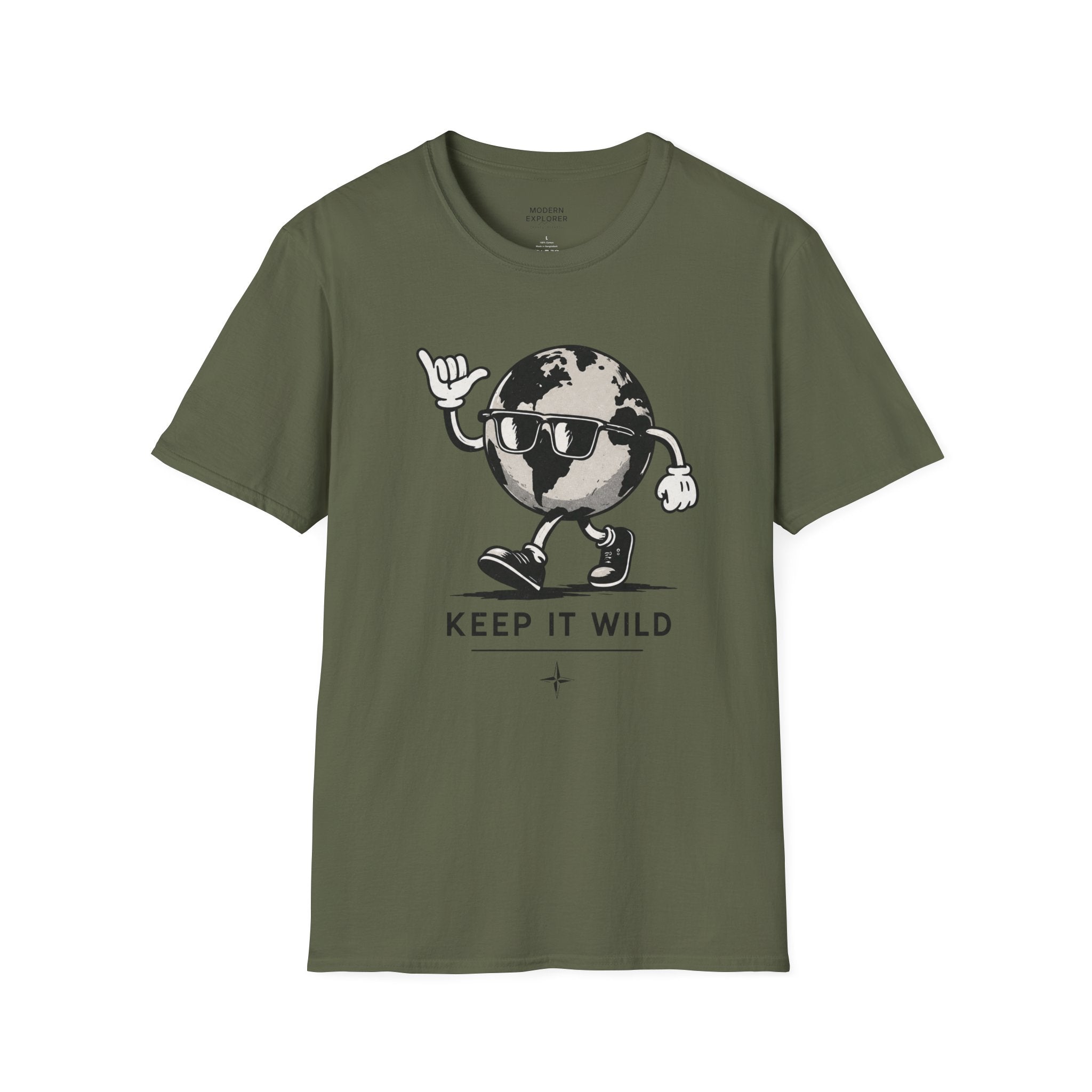 Keep It Wild Globe Graphic T-Shirt