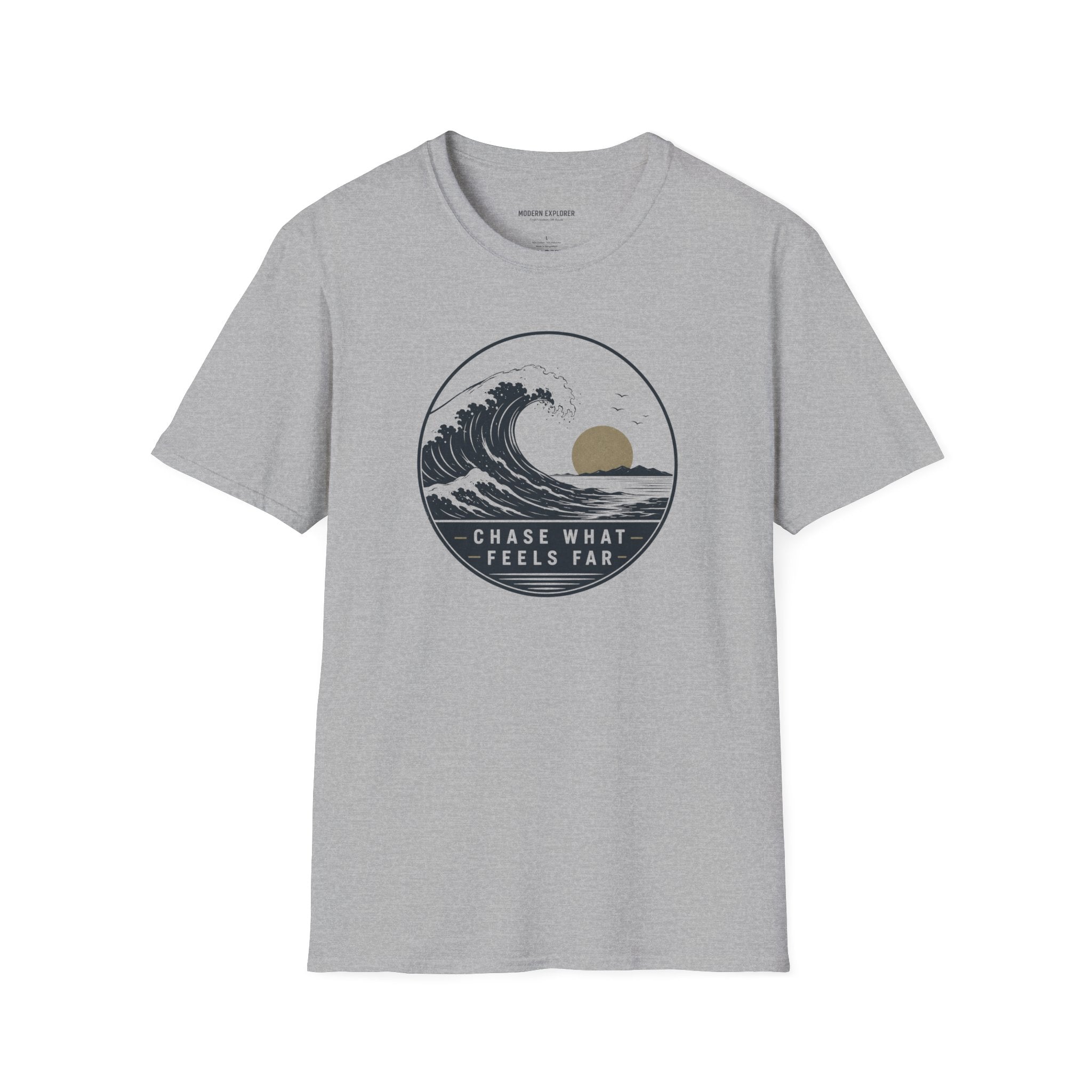 Copy of "Chase What Feels Far" Sunset Surf Tee