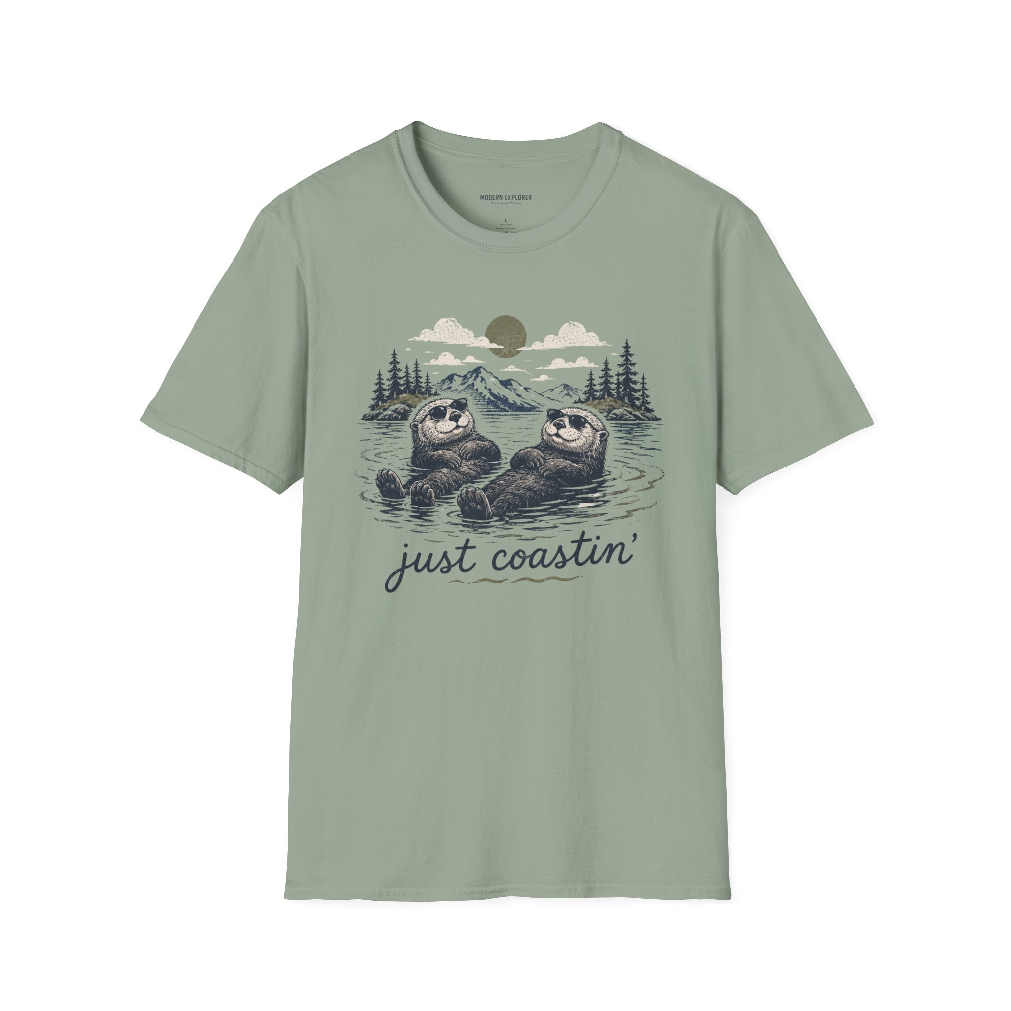 'Just Coastin'' Otter Scenic Tee