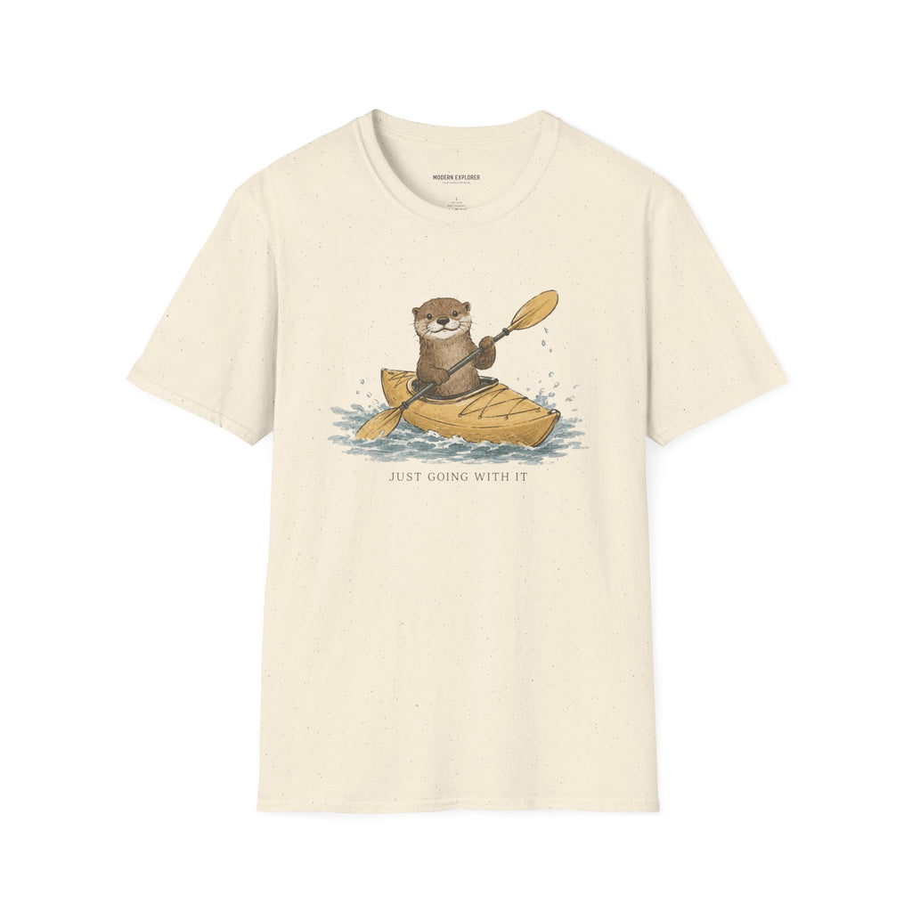 Copy of  'Just Going With it' Otter Kayak Tee