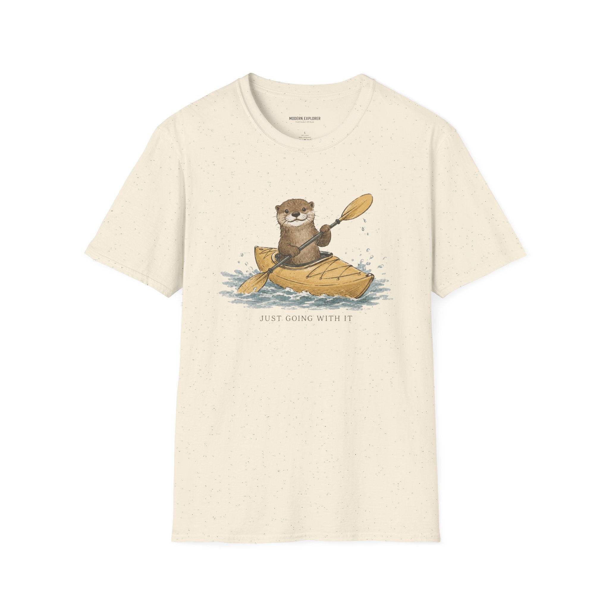 Copy of  'Just Going With it' Otter Kayak Tee