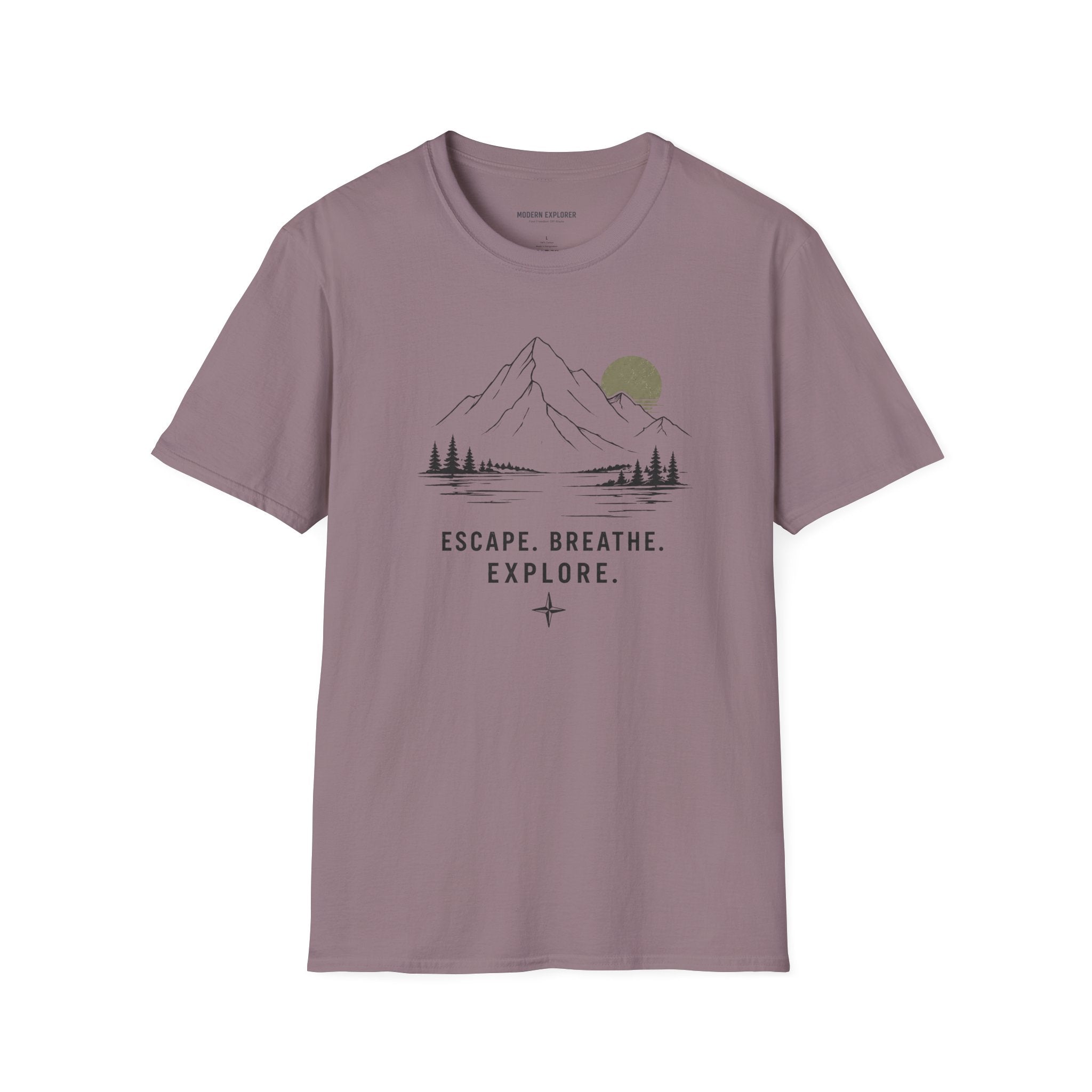 Escape. Breathe. Explore. Graphic Tee