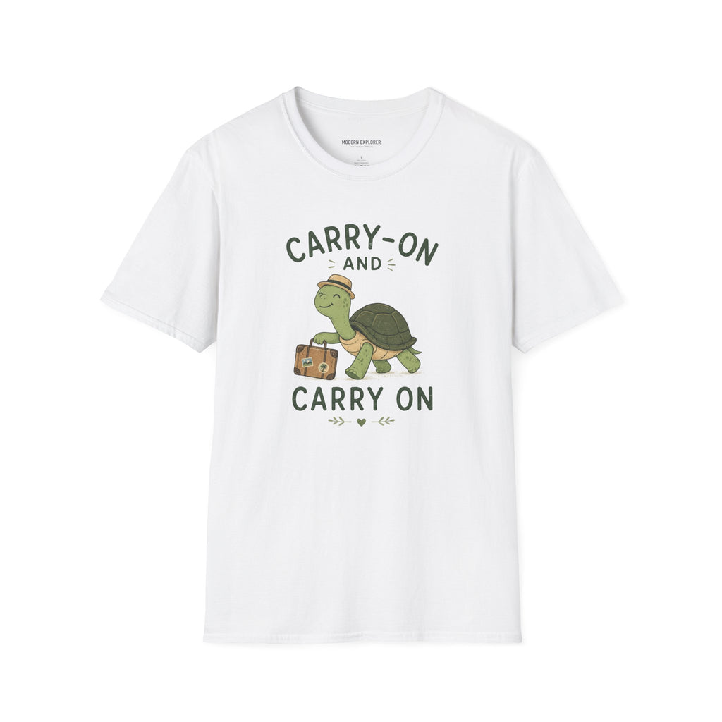 'Carry-On and Carry On' Turtle Travel Tee