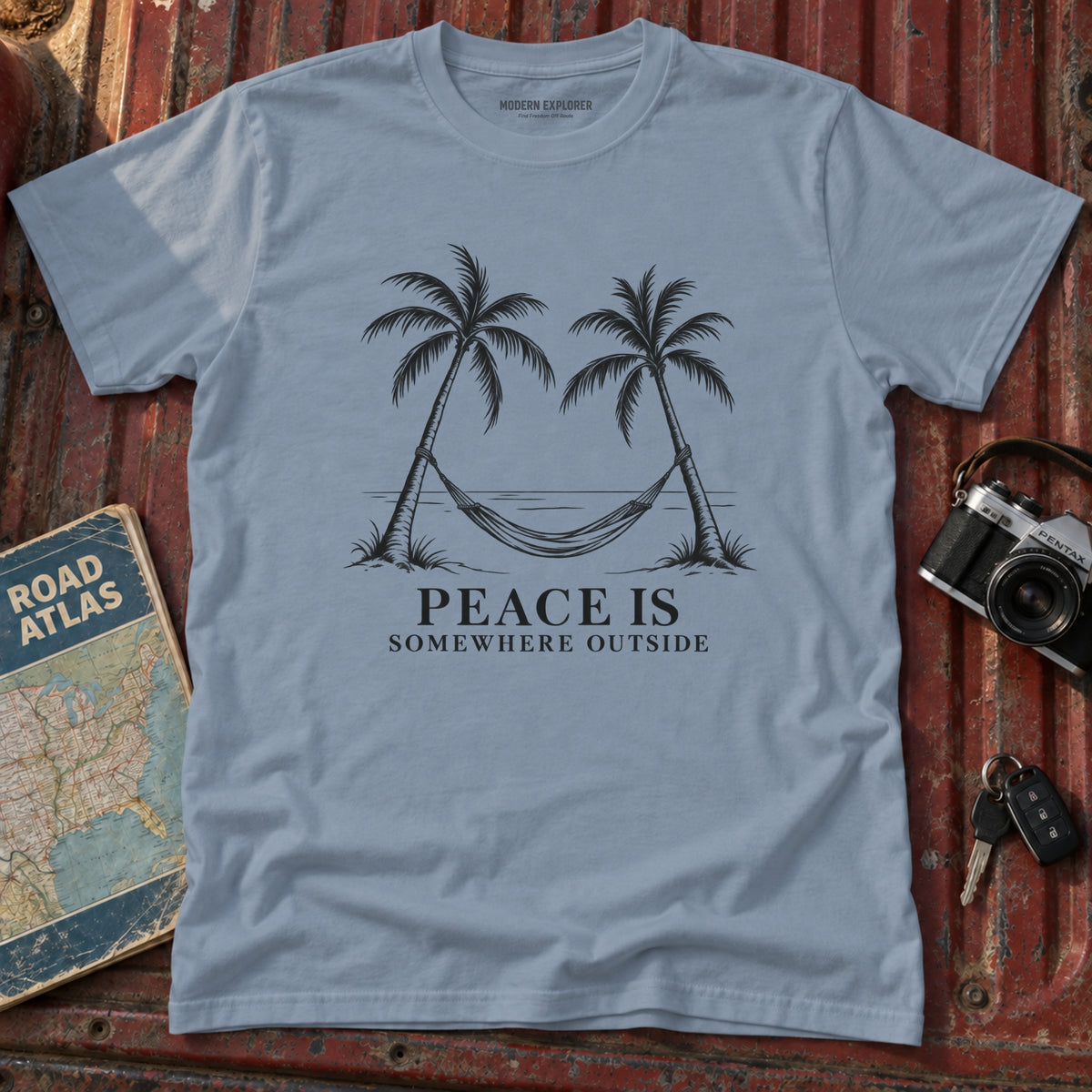 "Peace is Somewhere Outside" Graphic Tee