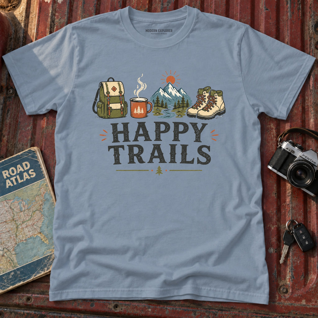 'Happy Trails' Adventure T‑Shirt
