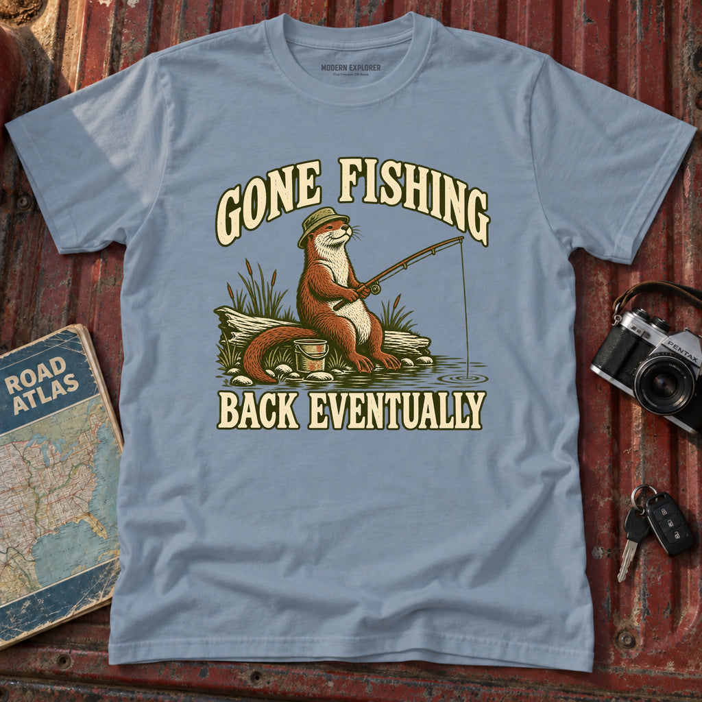 'Gone Fishing' Graphic Tee
