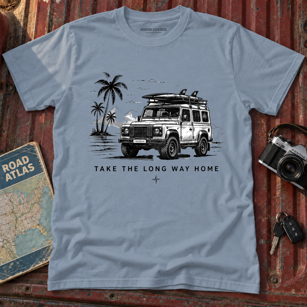 Take the Long Way Home Adventure T‑Shirt
