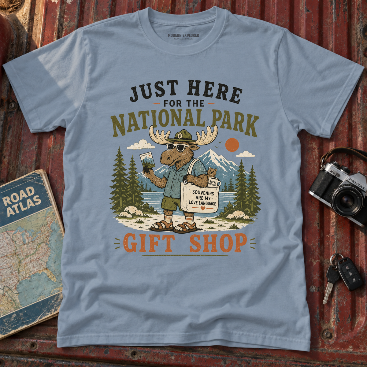 "Just Here for the National Park Gift Shop" Tee