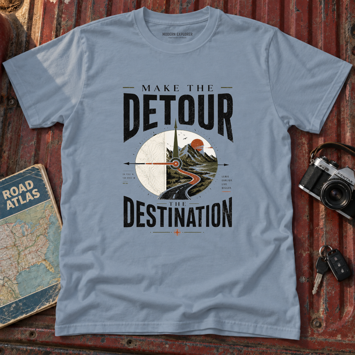 'Make The Detour The Destination' Graphic Tee