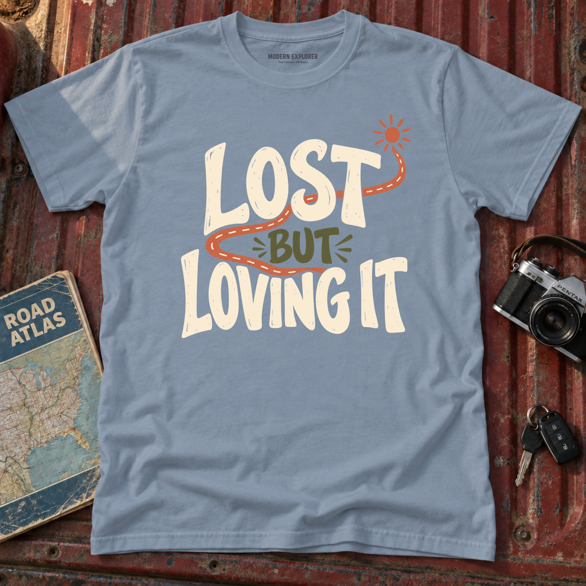 "Lost but Loving It" Graphic Tee