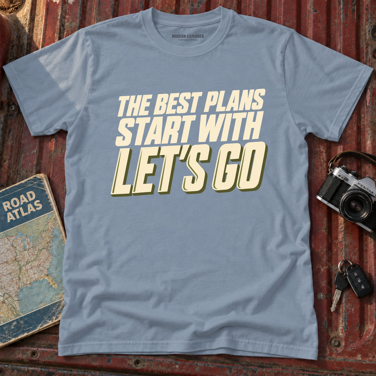 Best Plans, Lets Go Adventure Tee
