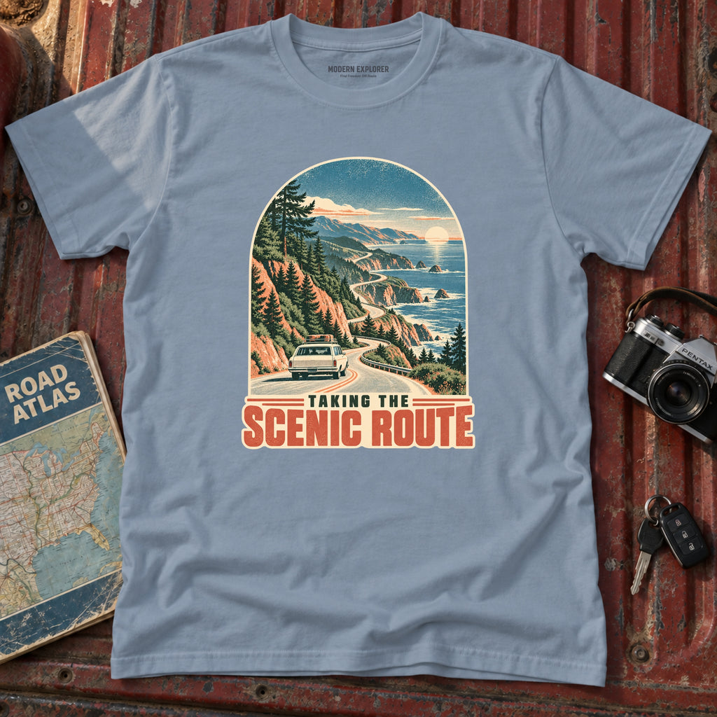 "Taking the Scenic Route" Vintage Graphic Tee