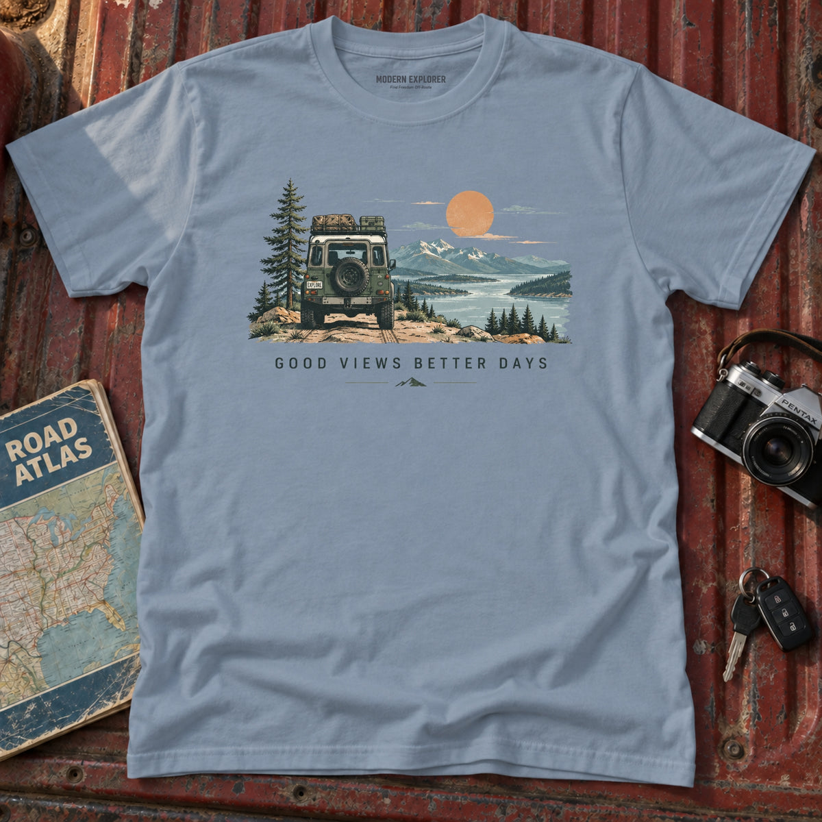 "Good Views Better Days" Graphic Tee