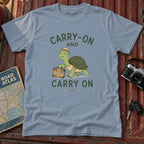 'Carry-On and Carry On' Turtle Travel Tee