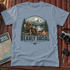 'Bearly Social' Graphic Tee