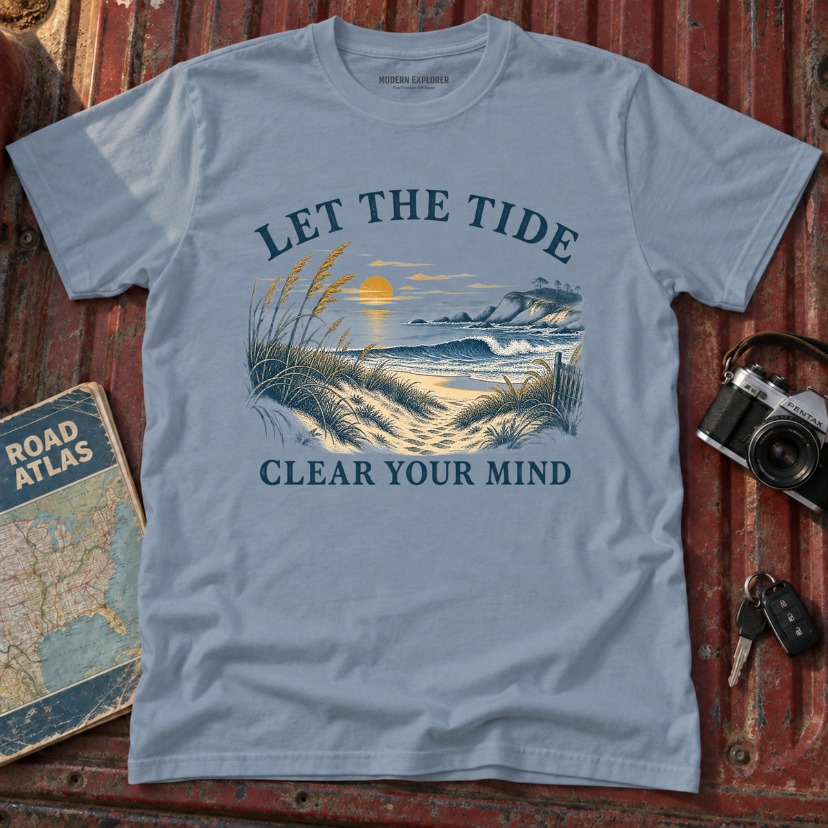 "Let the Tide Clear Your Mind" Graphic Tee
