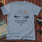 Escape. Breathe. Explore. Graphic Tee