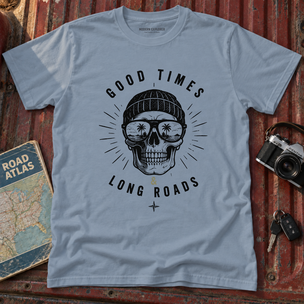 'Good Times, Long Roads' T‑Shirt