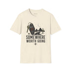 'Somewhere Worth Going' Vintage Motel Roadtrip Tee