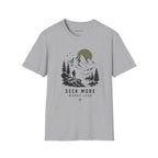 "Seek More, Worry Less" Outdoor Hiking Tee