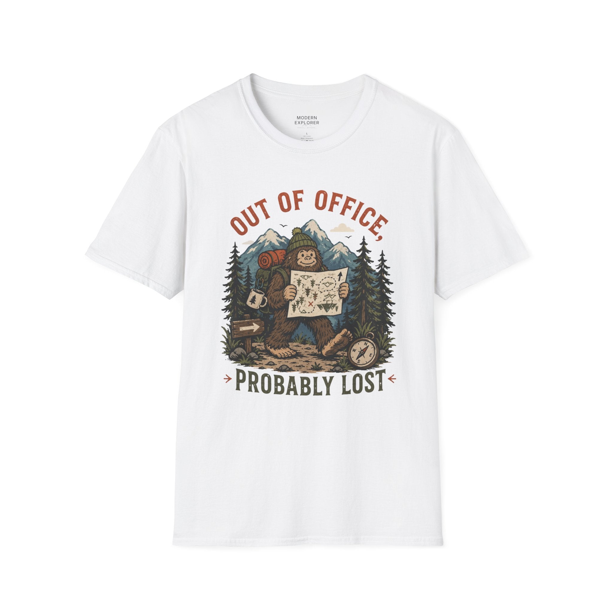 'Out of Office, Probably Lost' Adventure Graphic Tee