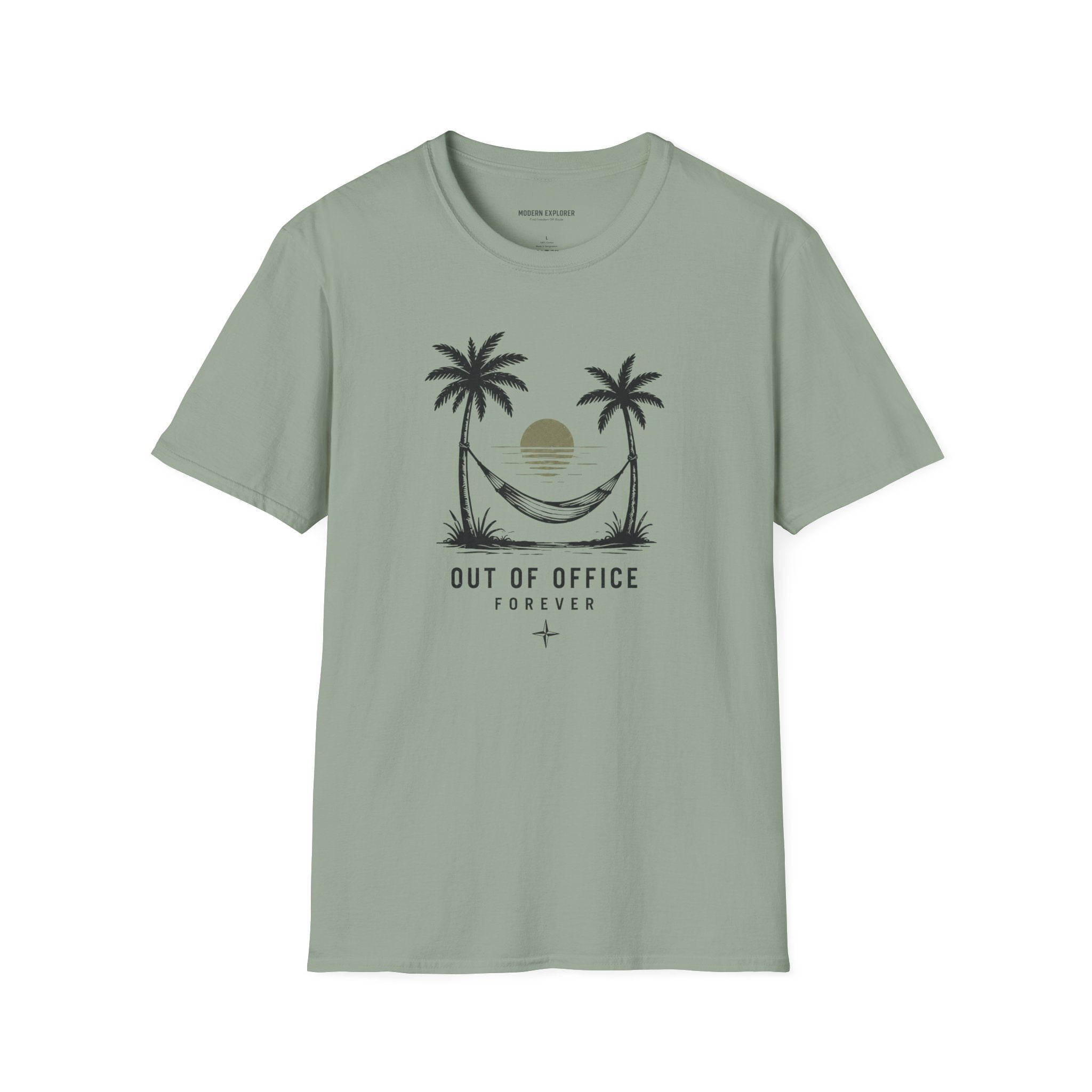 "Out of Office Forever" Sunset Graphic
