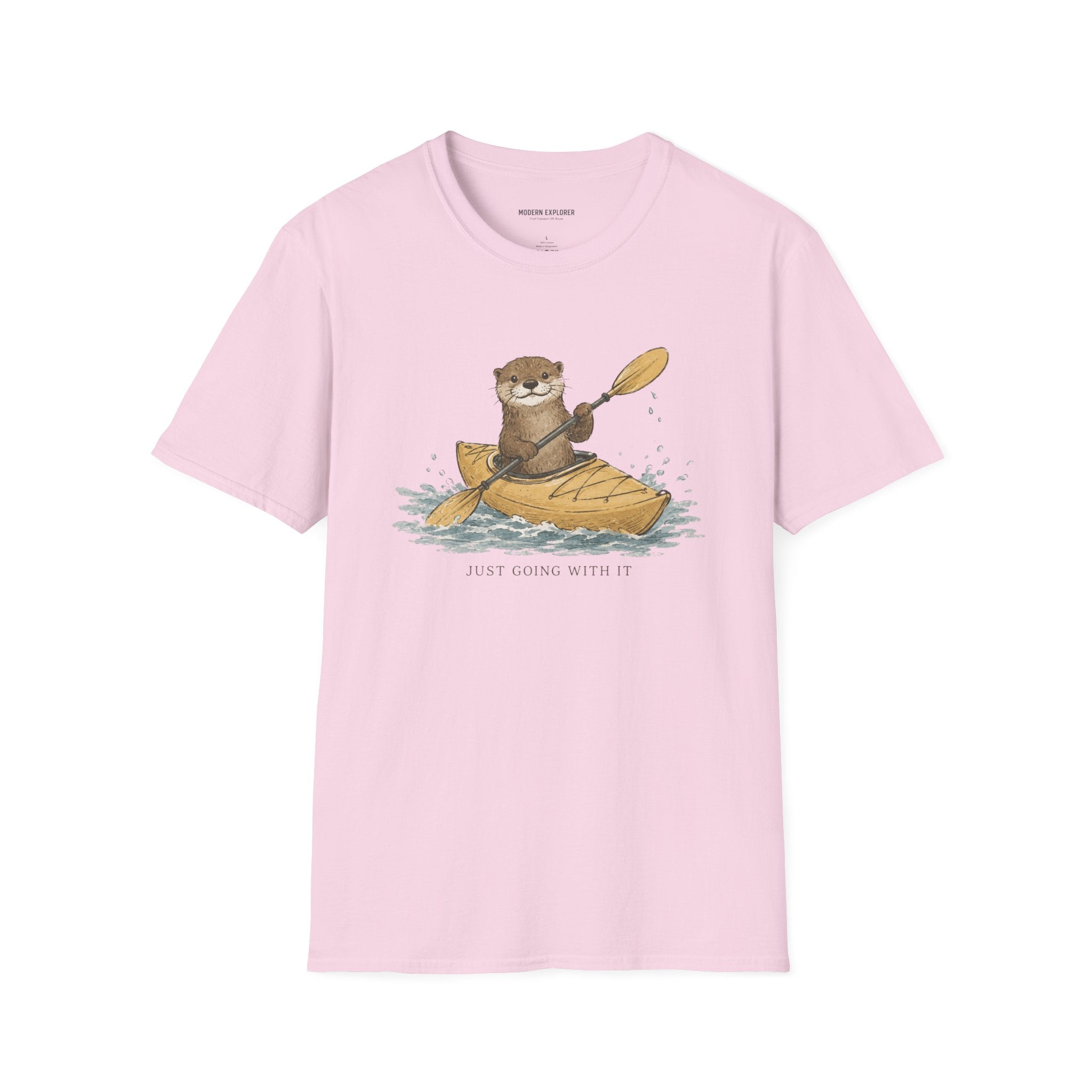 Copy of  'Just Going With it' Otter Kayak Tee