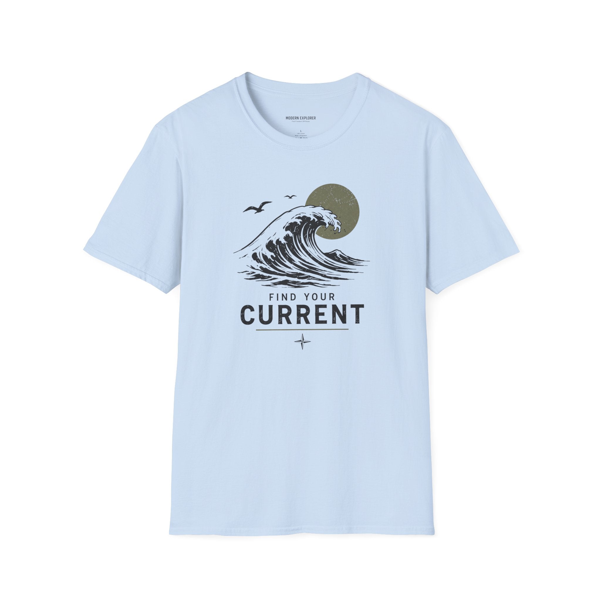 "Find Your Current" Surf Tee