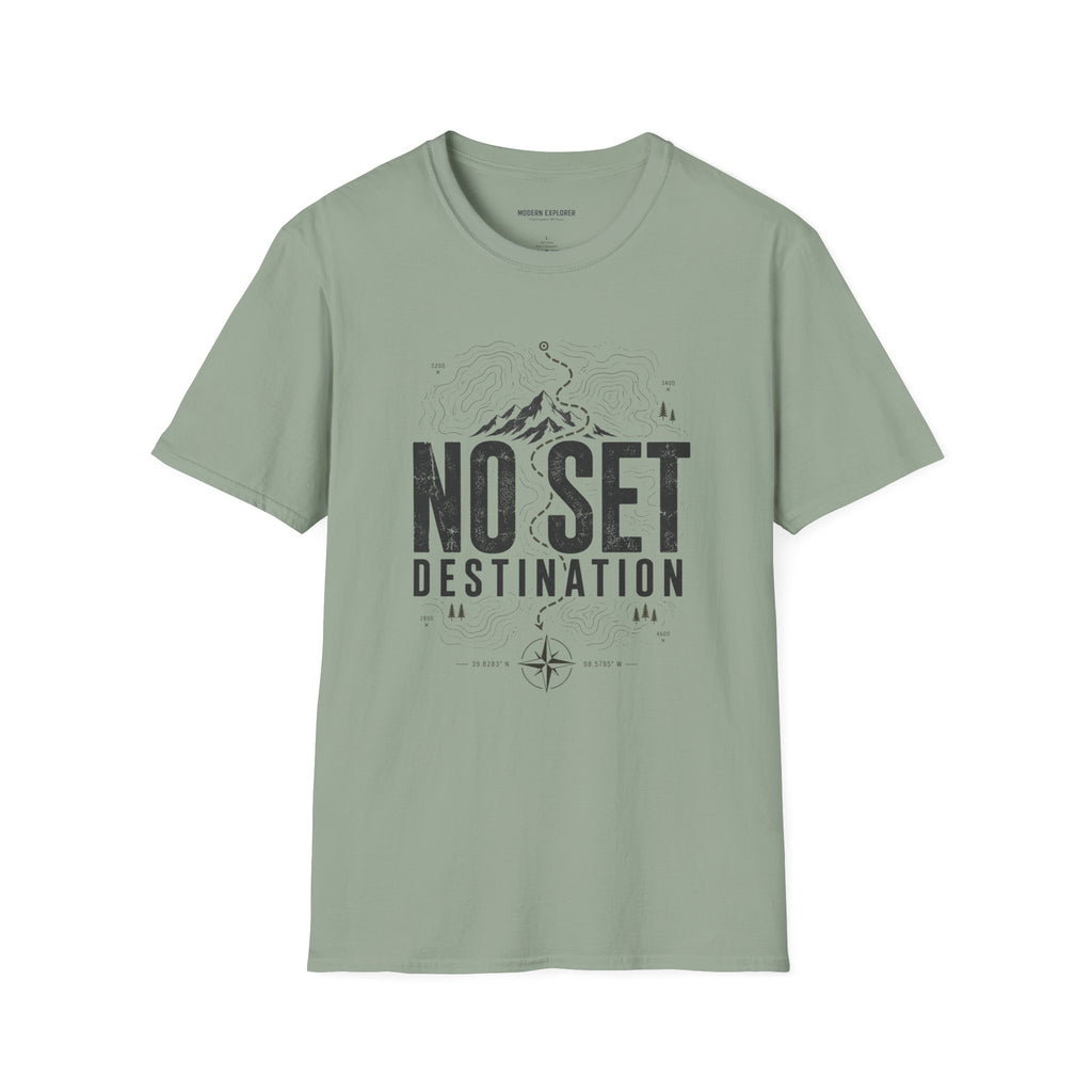 Copy of "No Set Destination" Mountain Adventure Tee