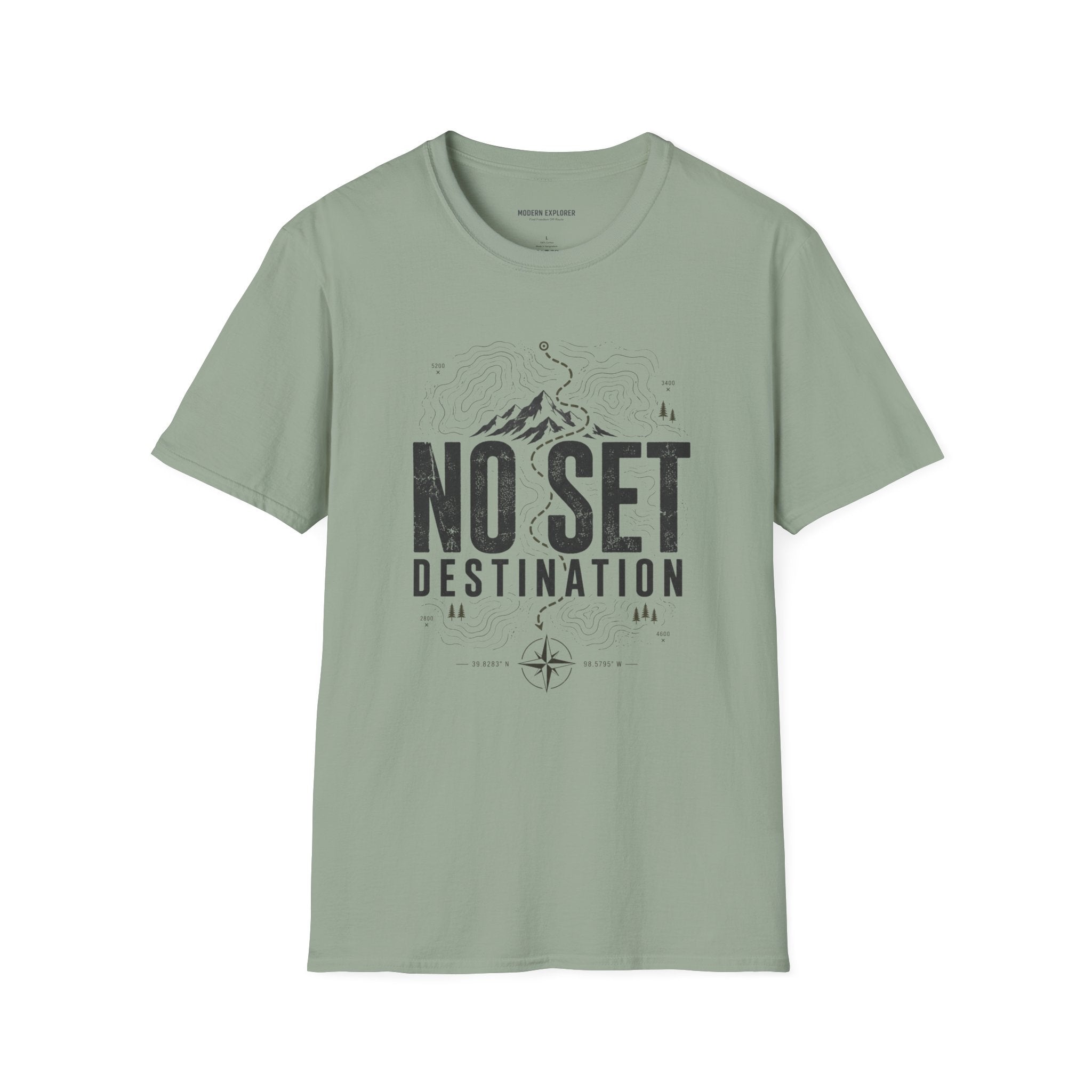 Copy of "No Set Destination" Mountain Adventure Tee