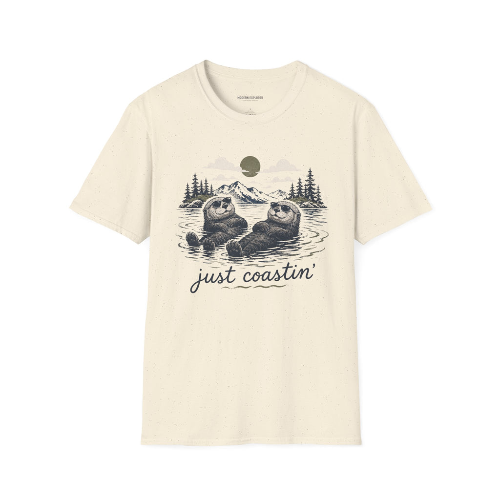 'Just Coastin'' Otter Scenic Tee