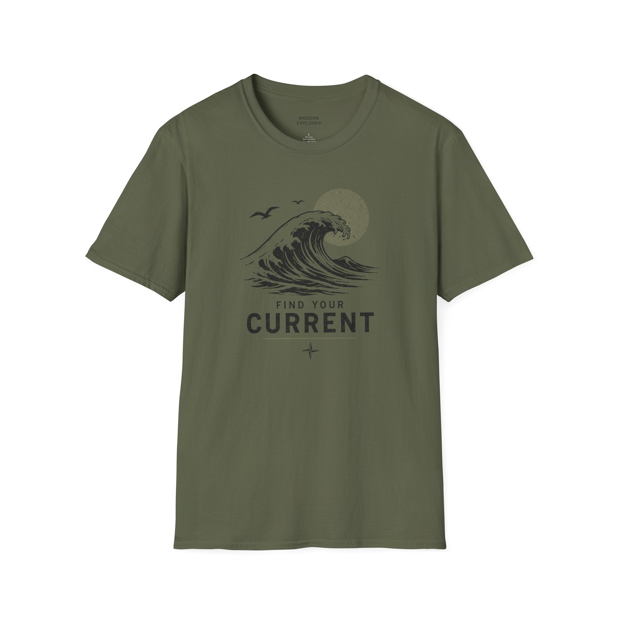 "Find Your Current" Surf Tee
