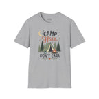 "Camp Hair, Don't Care" Camping Graphic Tee