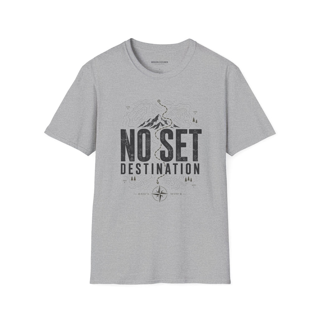 Copy of "No Set Destination" Mountain Adventure Tee