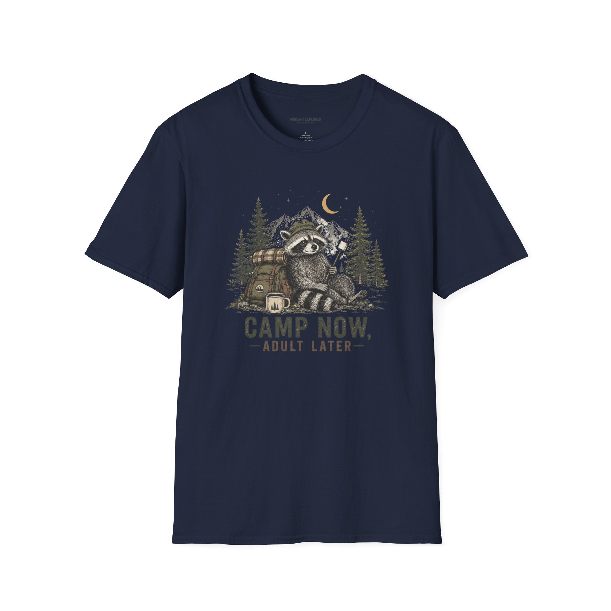 Copy of “Camp Now, Adult Later” Outdoor Graphic Tee