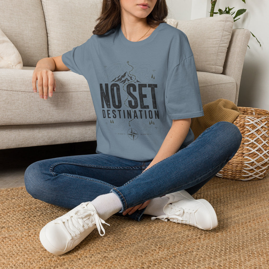 Copy of "No Set Destination" Mountain Adventure Tee