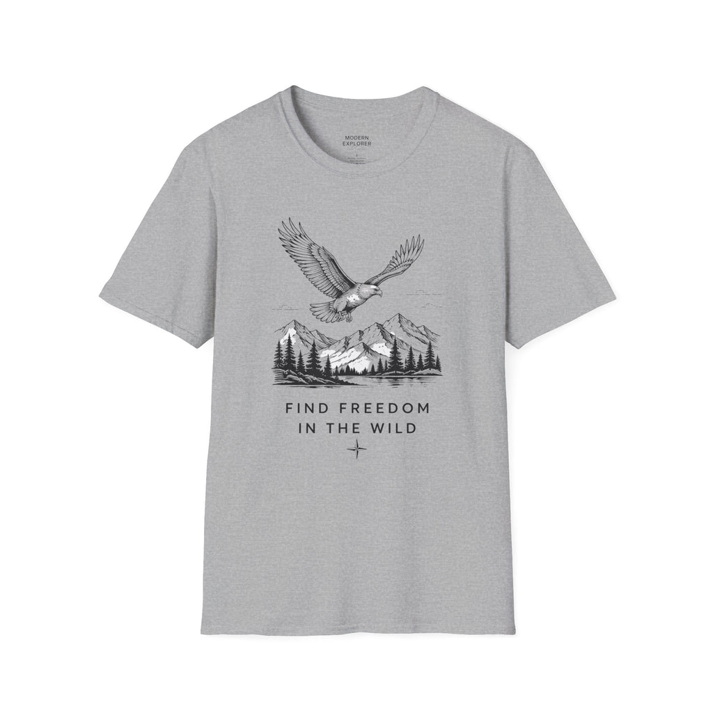 "Find Freedom in the Wild" Outdoor Graphic Tee