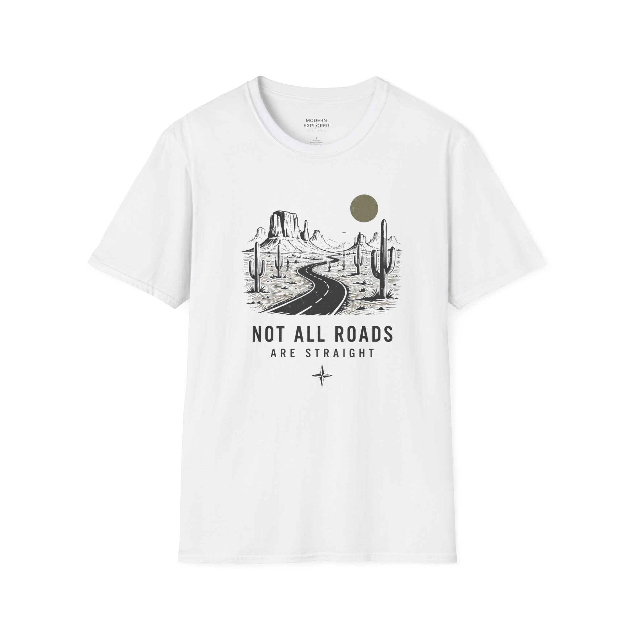 "Not All Roads Are Straight" Graphic Tee