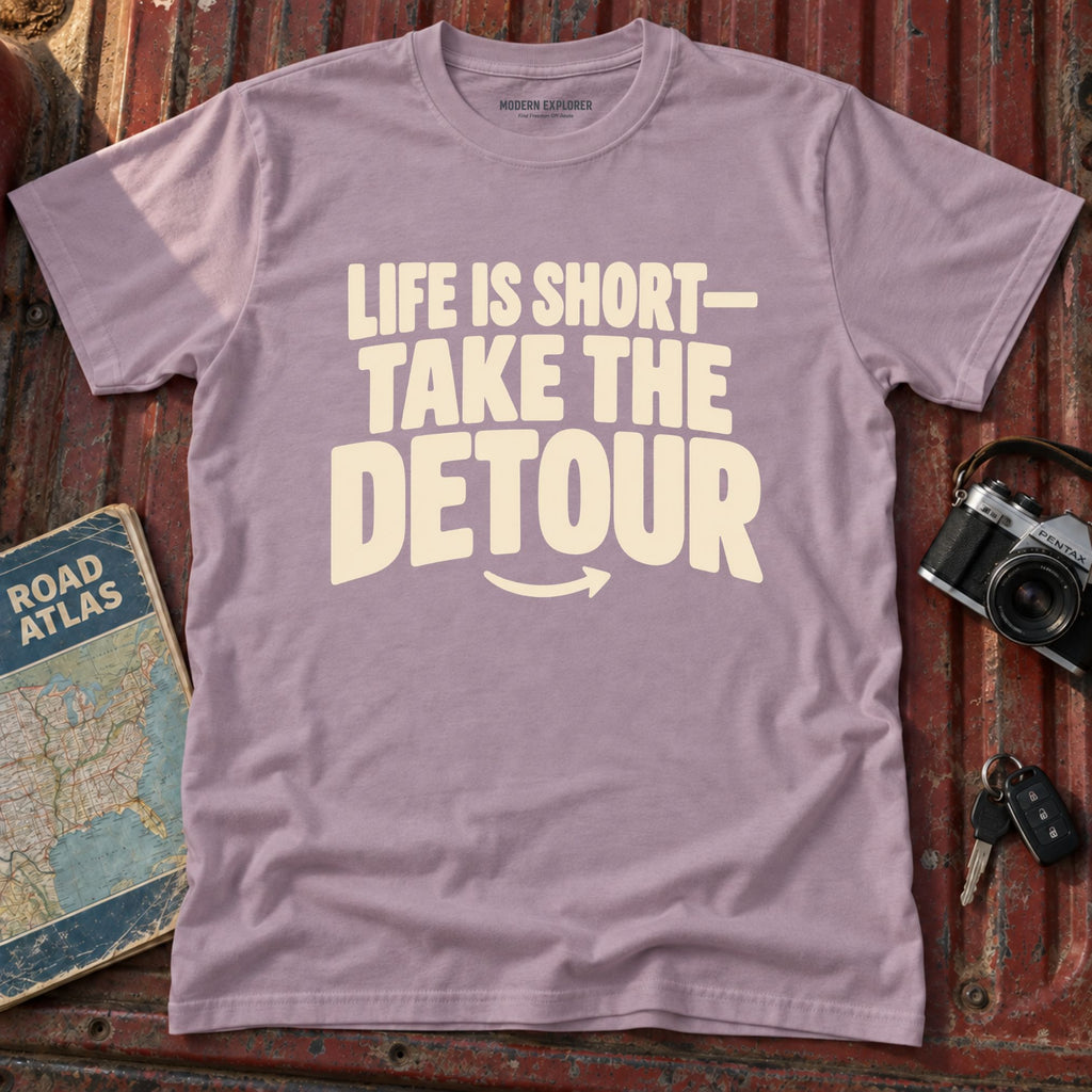 'Life is Short, Take the Detour' Adventure Tee