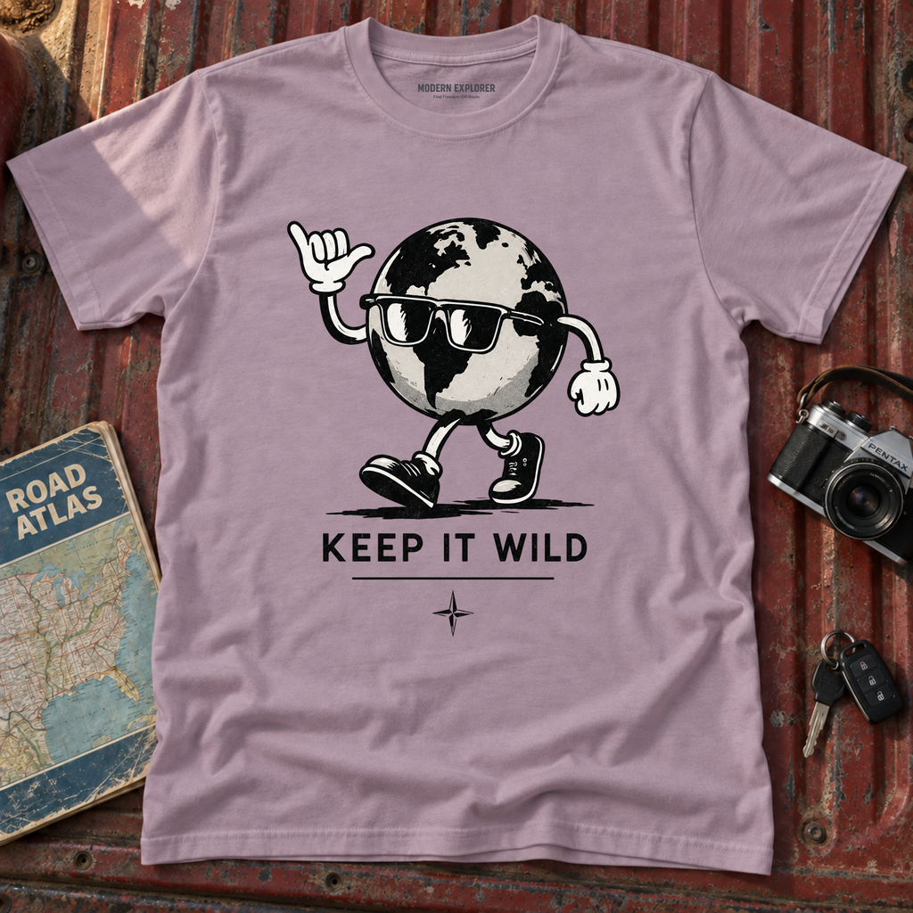 Keep It Wild Globe Graphic T-Shirt